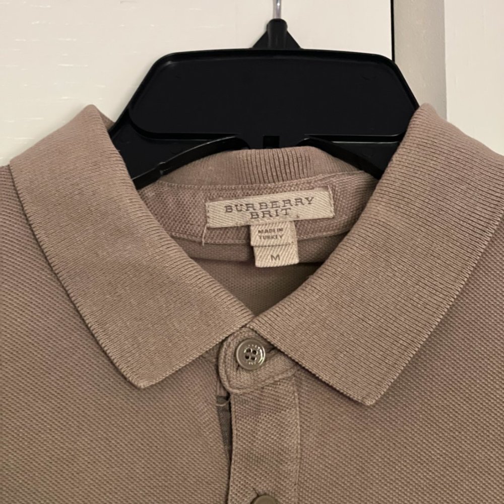 Burberry Brit Polo, Size M, 100% Cotton